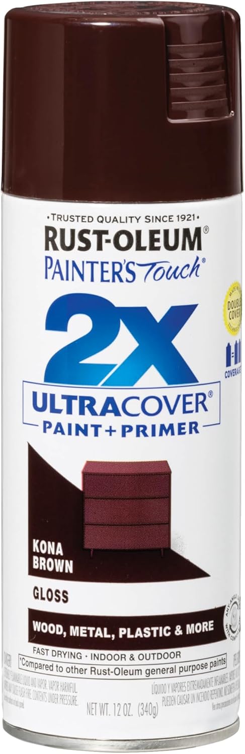 RUST-OLEUM 2X Ultra Cover Satin Paint & Primer Spray Paint 340g Deep Blue