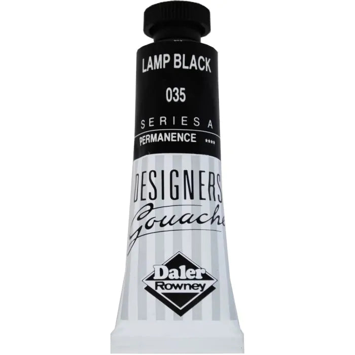 Daler-Rowney Designers' Gouache Paint 15ml Lamp Black