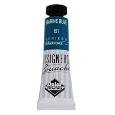 Daler-Rowney Designers' Gouache Paint 15ml Marine  Blue