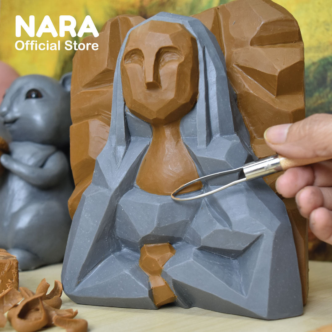 NARA SCULPTURE CLAY HARD 908 GRM TERRACOTTA