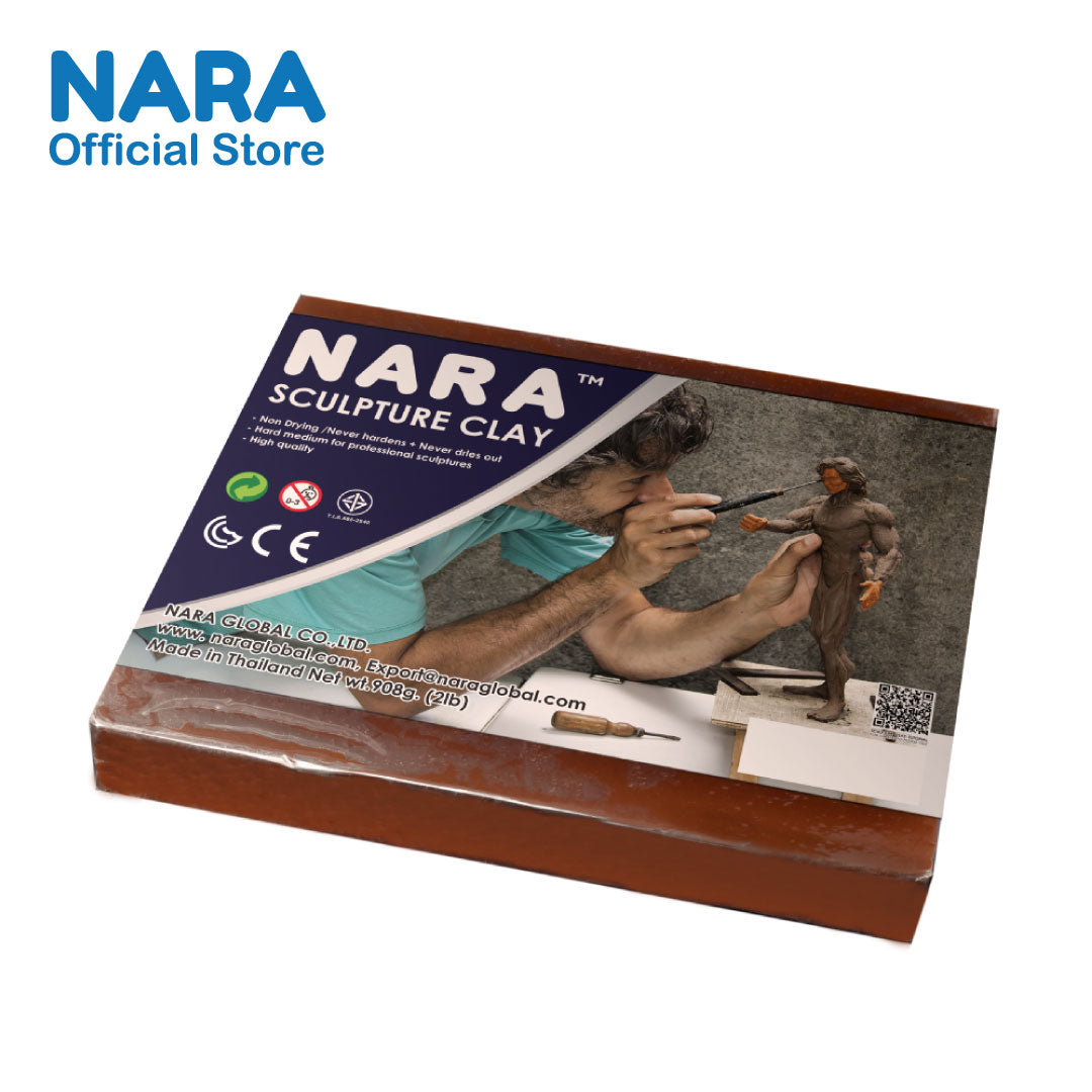 NARA SCULPTURE CLAY HARD 908 GRM TERRACOTTA