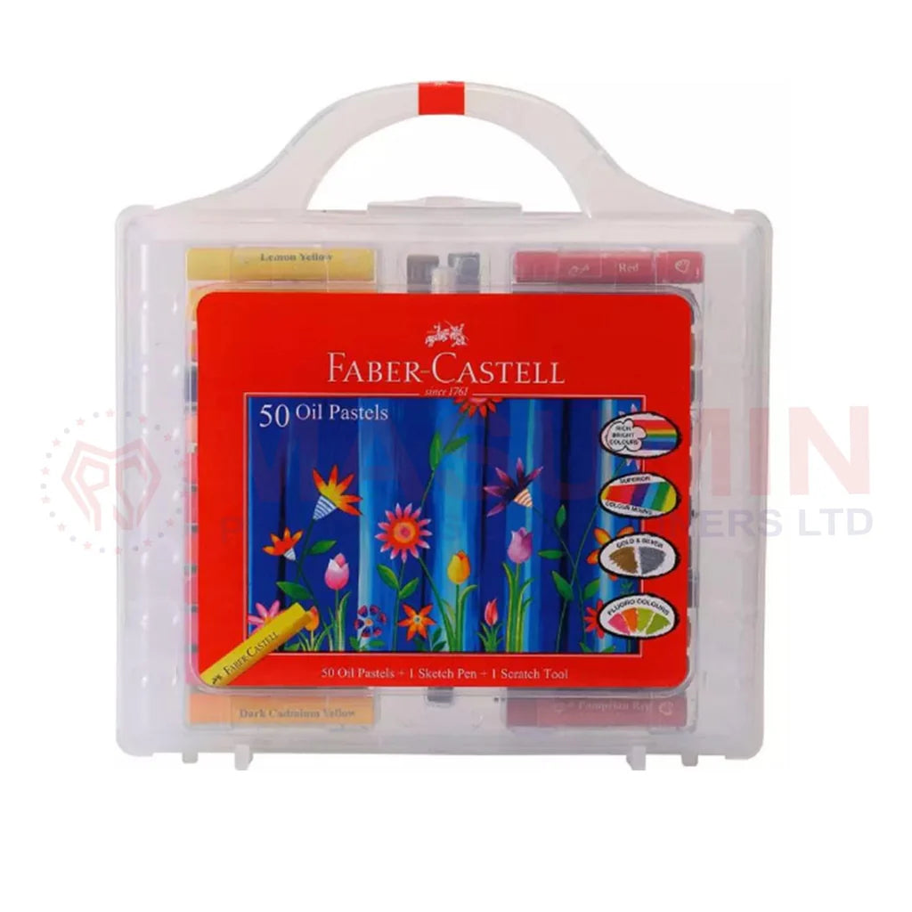 Faber Castell - 126050 OIL PASTEL SNUG CASE OF 50COLOR