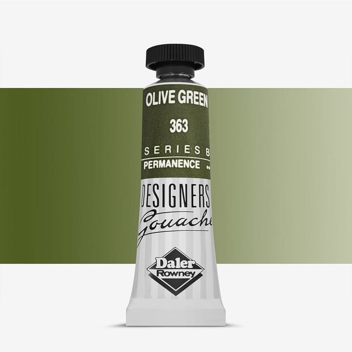 Daler-Rowney Designers' Gouache Paint 15ml Olive Green