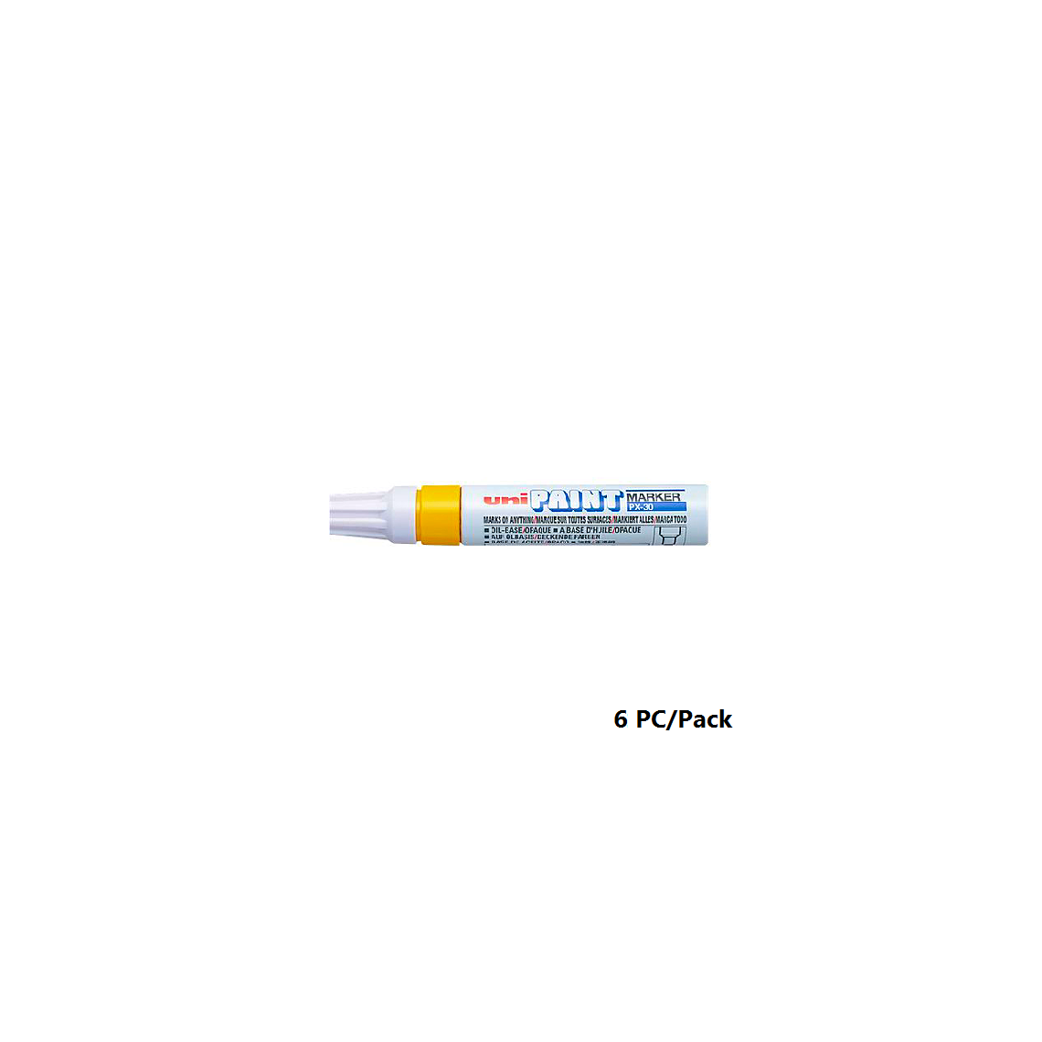 Paint Marker Chisel tip Yellow