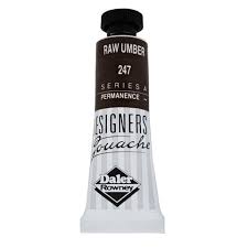 Daler-Rowney Designers' Gouache Paint 15ml Raw Umber
