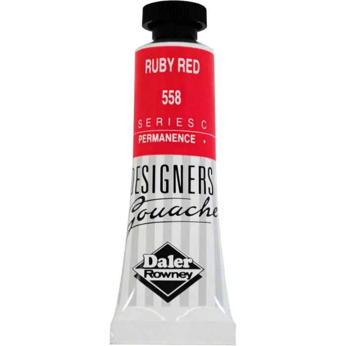 Daler-Rowney Designers' Gouache Paint 15ml Ruby Red