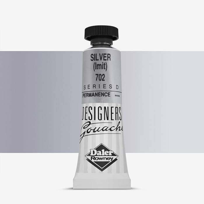Daler-Rowney Designers' Gouache Paint 15ml Silver(lmit)