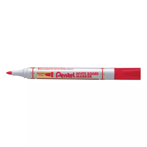 Pentel Whiteboard Marker Bullet Point Red Ink
