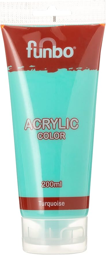 Funbo Acrylic Tube 200 ml Turquoise