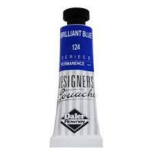 Daler-Rowney Designers' Gouache Paint 15ml Brilliant Blue