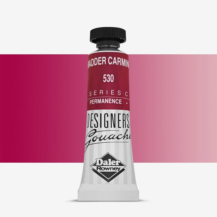Daler-Rowney Designers' Gouache Paint 15ml Madder Carmine
