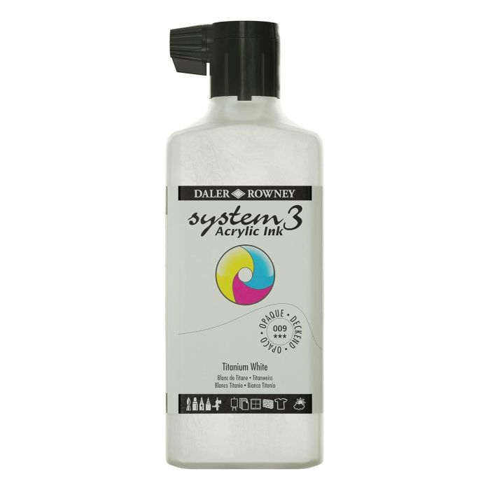 Daler-Rowney  System3  Acrylic Ink 180 ml White