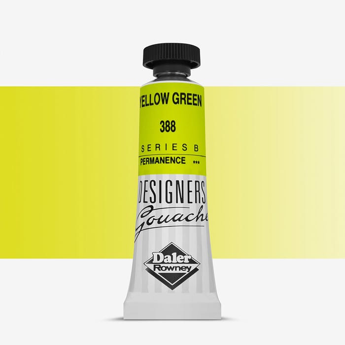 Daler-Rowney Designers' Gouache Paint 15ml Yellow Green